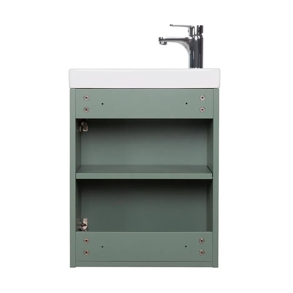 Mob-In Meuble lave-mains LISA + miroir tablette* Lave-Mains