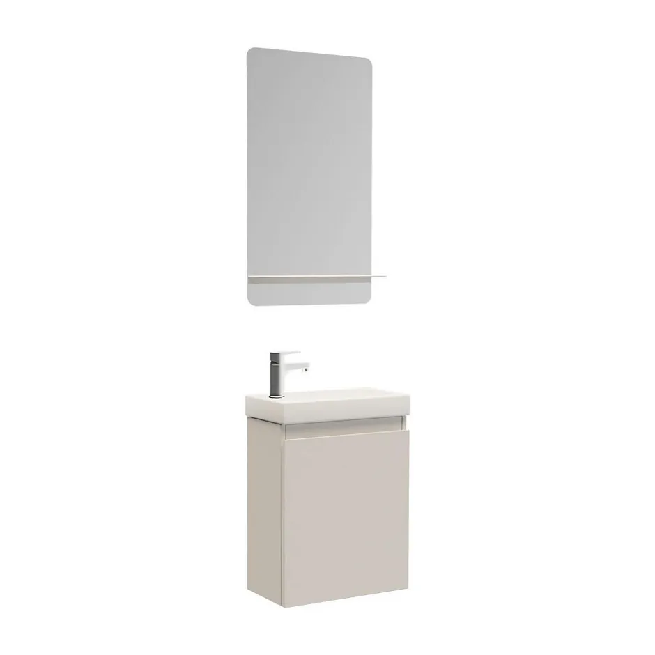 Mob-In Meuble lave-mains LISA + miroir tablette* Lave-Mains