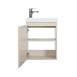 Mob-In Meuble lave-mains LISA + robinet noir