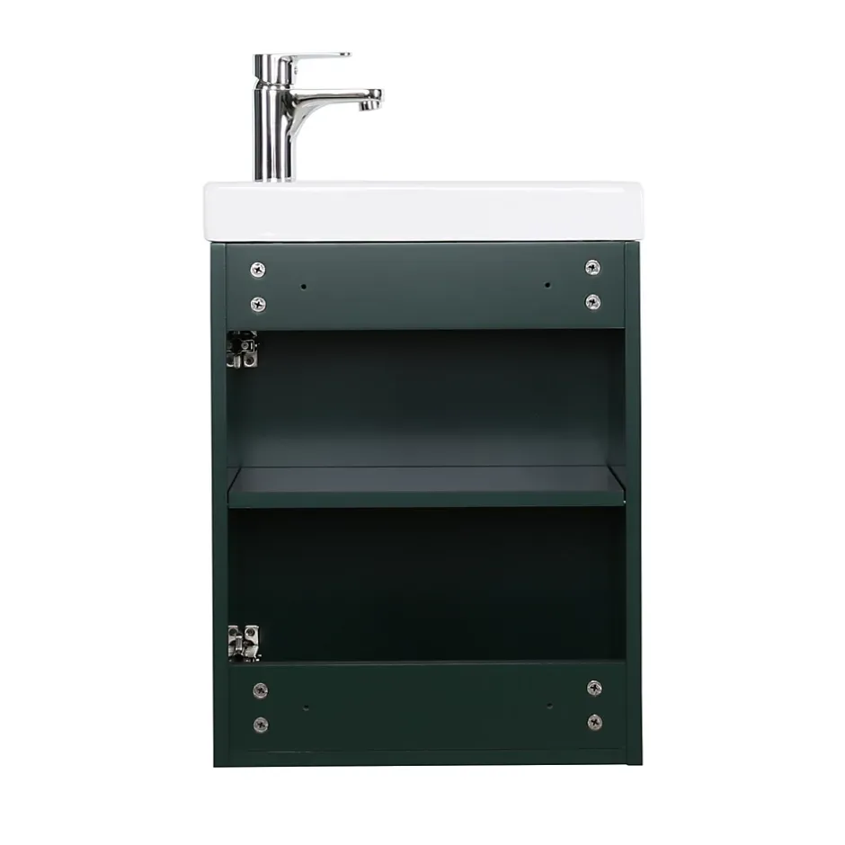 Mob-In Meuble lave-mains LISA + robinet noir* Lave-Mains