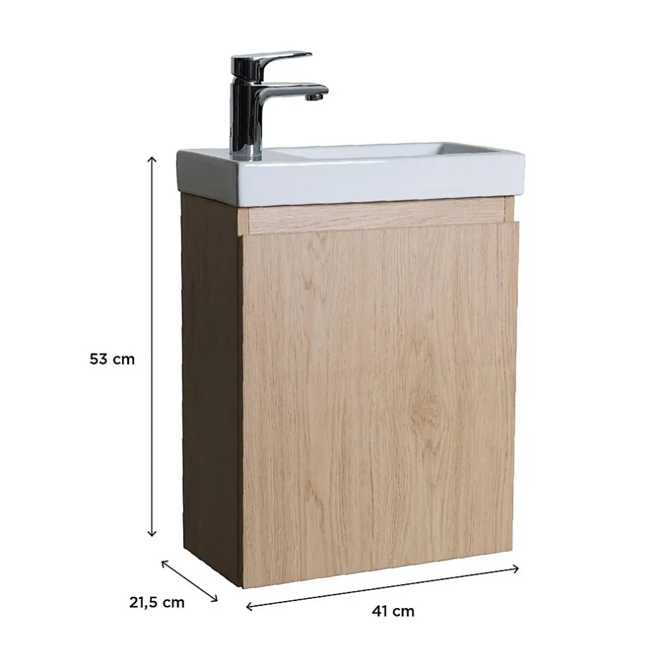Mob-In Meuble lave-mains LISA suspendu 41 cm* Lave-Mains
