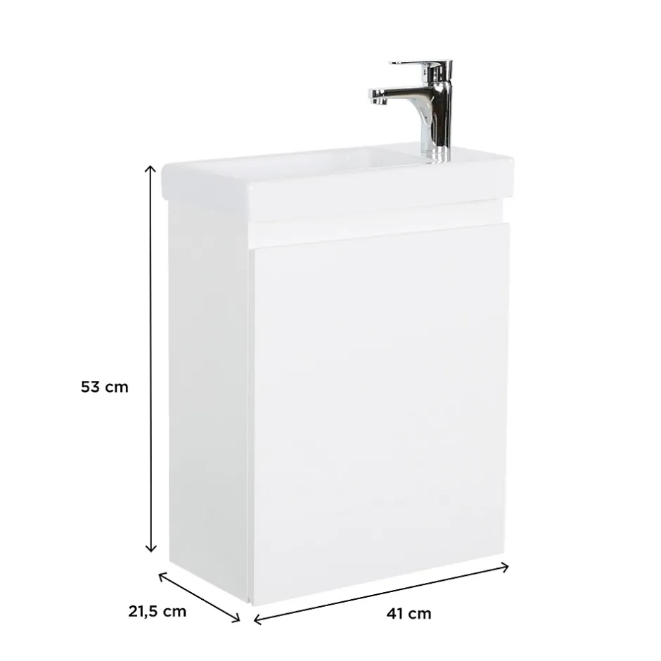 Mob-In Meuble lave-mains LISA suspendu 41 cm