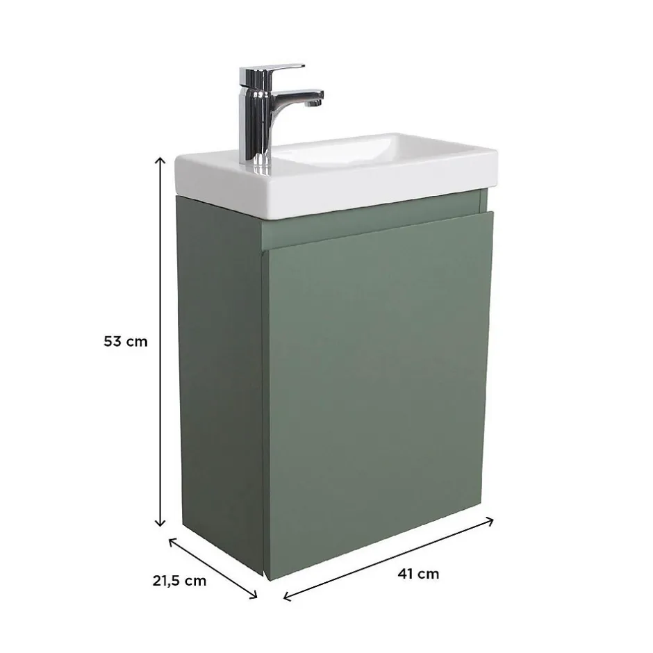 Mob-In Meuble lave-mains LISA suspendu 41 cm 41cm* Lave-Mains