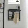 Mob-In Meuble lave-mains SAO + robinet noir