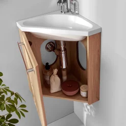 Mob-In Meuble lave-mains SKINO + robinet chromé
