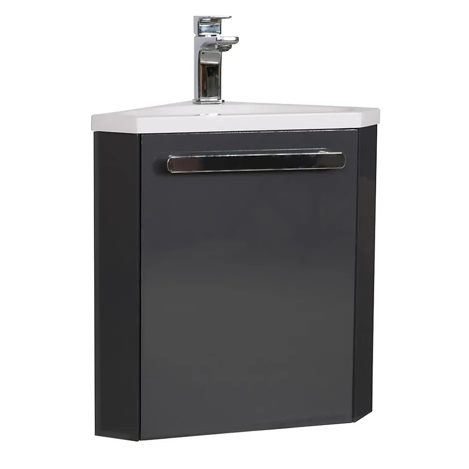 Mob-In Meuble lave-mains SKINO + robinet chromé* Lave-Mains