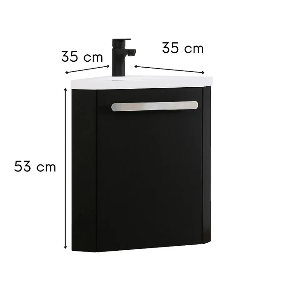 Mob-In Meuble lave-mains SKINO + robinet chromé