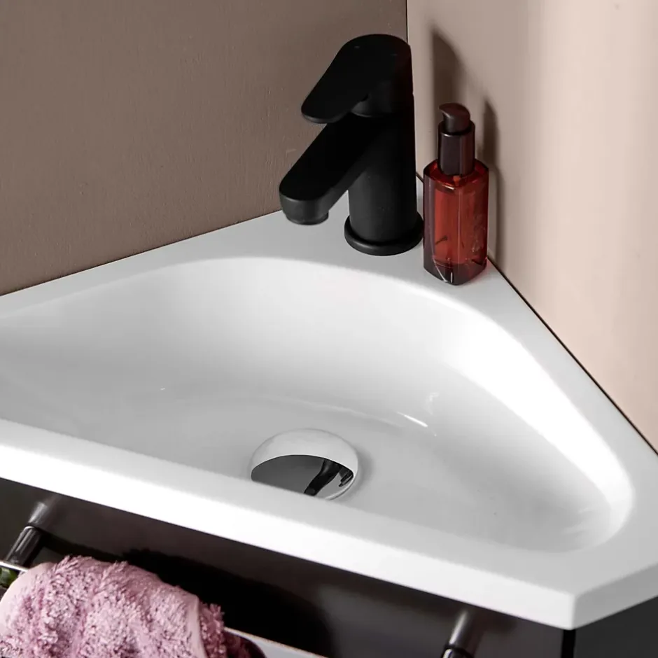 Mob-In Meuble lave-mains SKINO + robinet chromé