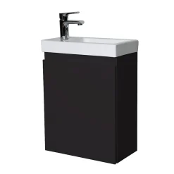 Mob-In Meuble lave-mains suspendu avec vasque céramique