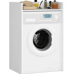 Akord Furniture Factory Meuble pour lave-linge AKORD FIN Blanche 64 cm 1 étagère 64x50x98 cm