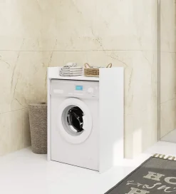 Akord Furniture Factory Meuble pour lave-linge AKORD FIN Blanche 64 cm 1 étagère 64x50x98 cm