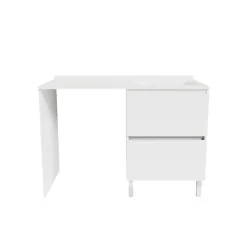Cuisibane Meuble pour lave-linge IDEA, plan vasque déportée 124 cm x 65 cm- Blanc- Vasque à droite* Meuble Vasque