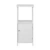 Mobili Rebecca Meuble pour Salle de Bains en MDF Blanc avec étagères Rebecca Mobili