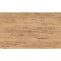 Planète Bain Meuble salle de bain - 120 cm - Plan double vasques céramique - Effet chêne brut - A suspendre - KARAIB