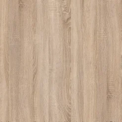 Planète Bain Meuble salle de bain 120 cm - Double vasque céramique - Effet chêne sonoma - A suspendre - Karaib 2