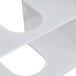 kleankin Meuble salle de bain - meuble sous-vasque - placard 2 portes avec étagère - dim. 60L x 30l x 60H cm - MDF gris blanc