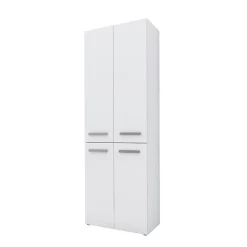 3xE Living Meuble salle de bain, 174 x 30 x 60 cm, blanc mat