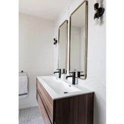 Stano Meuble salle de bain design double vasque SIENA largeur 120 cm noyer* Meuble Vasque