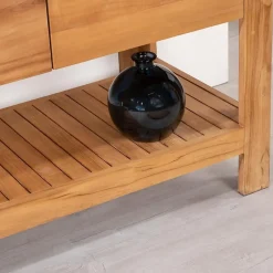 Wanda Collection Meuble salle de bain en teck Megève 140 cm
