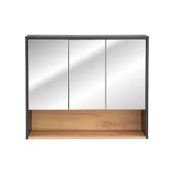 Stellameuble Meuble salle de bain miroir Borneo COSMOS* Meuble Sous Lavabo