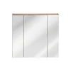 Stellameuble Meuble salle de bain miroir CAPRI OAK