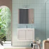 Autres Meuble salle de bain Pratiko BASIC 2.0 blanc laqué brillant 82x57x47 cm