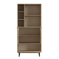 Pier Import Meuble salle de bains moderne effet bois 3 portes JENA