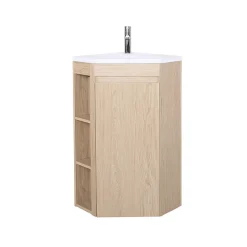 Mob-In Meuble simple vasque d'angle SORRENTO 45cm