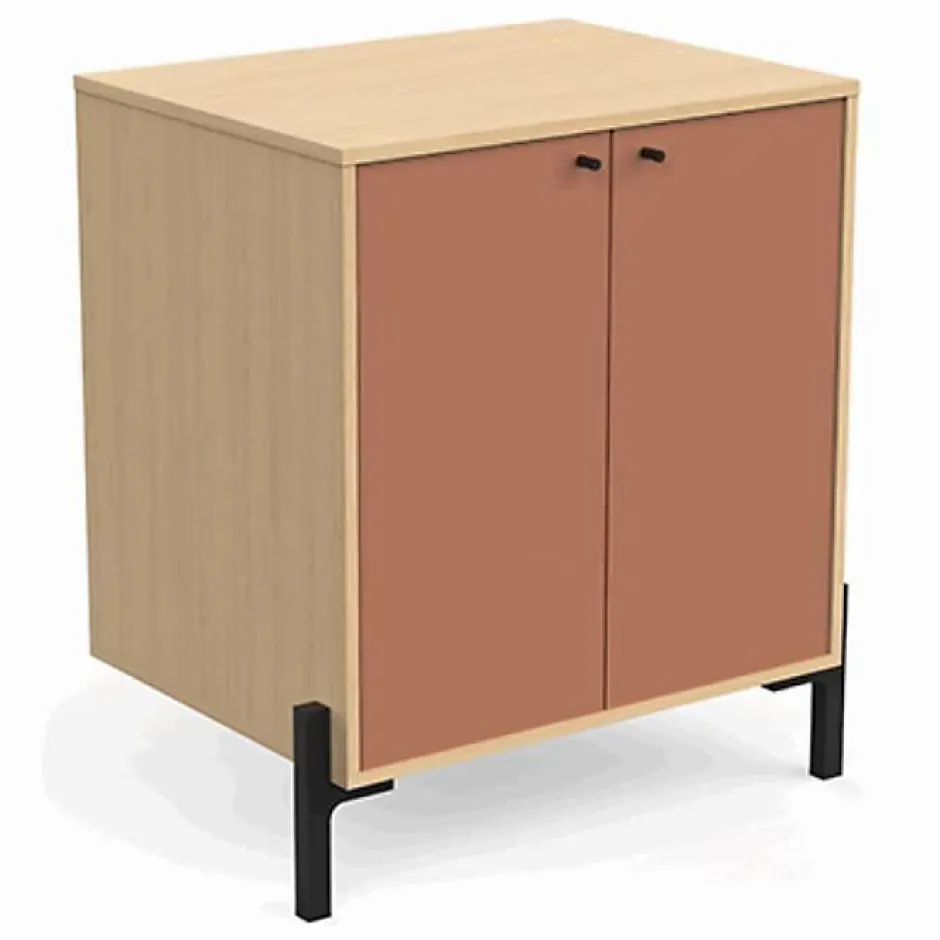 Demeyere Meuble sous lavabo 2 portes abricot Elisa - Abricot