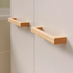 GoodHome Meuble sous lavabo à poser Ladoga L. 60 x H. 65 x P. 36 cm* Meuble De Salle De Bains Faible Profondeur|Meuble Sous Lavabo