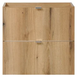 [En.Casa] Meuble sous lavabo avec vasque 60 x 57 x 39 cm chêne NEWPORT