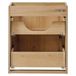 [En.Casa] Meuble sous lavabo avec vasque 50 x 57 x 39 cm chêne NEWPORT