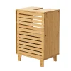 [En.Casa] Meuble sous lavabo Iveland bambou 60 x 40 x 30 cm en.casa* Meuble Sous Lavabo