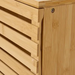 [En.Casa] Meuble sous lavabo Iveland bambou 60 x 40 x 30 cm en.casa* Meuble Sous Lavabo