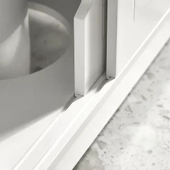 Sobuy Meuble sous lavabo Meuble sous évier Meuble de Salle, FRG128-II-W,