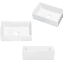 [En.Casa] Meuble sous lavabo NEWPORT 50 x 71 x 40 cm effet chêne noir en.casa* Meuble Sous Lavabo