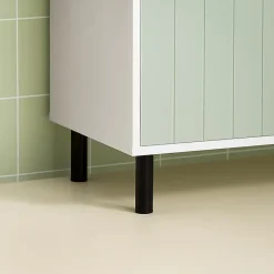 Sobuy Meuble sous Lavabo Salle de Bain, Meuble sous Vasque avec 2 Portes, , BZR139-GR* Meuble Sous Lavabo
