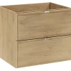 Furnidea Meuble sous lavabo suspendu TERRA CREMONA chêne cremona 60 cm