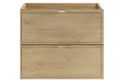 Furnidea Meuble sous lavabo suspendu TERRA CREMONA chêne cremona 60 cm