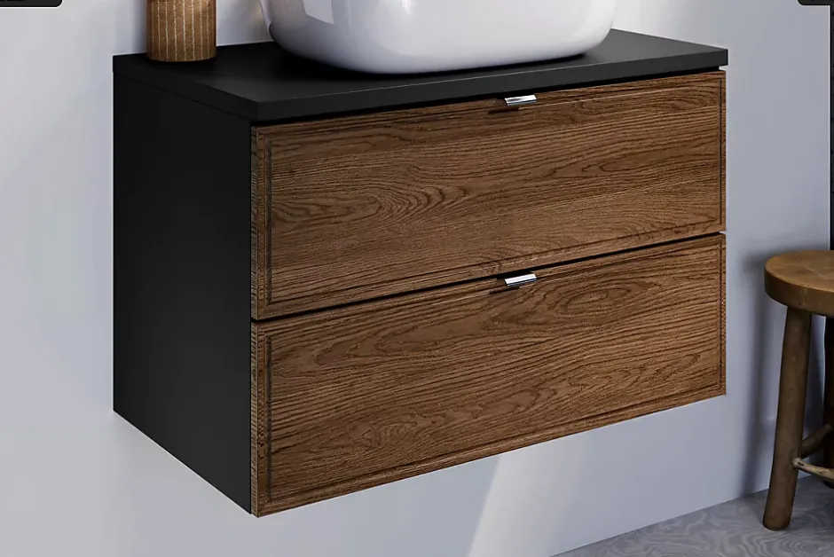 Otitec Meuble sous vasque - 80 cm - MÖRK* Meuble Sous-Vasque
