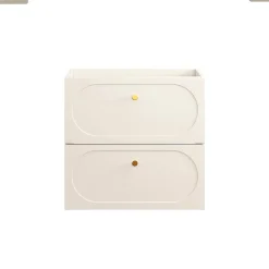 Otitec Meuble sous vasque - 60 cm - 2 tiroirs - SAND* Meuble Sous-Vasque