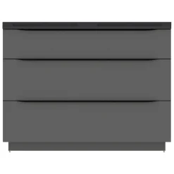 Meuble sous vasque à poser gris anthracite l.120 x H.88 x P.50 cm, Pamili* Meuble Buanderie|Meuble Sous-Vasque