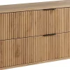 Furnidea Meuble sous vasque à suspendre GLAMOUR CHÊNE CRAFT D'OR 120 cm