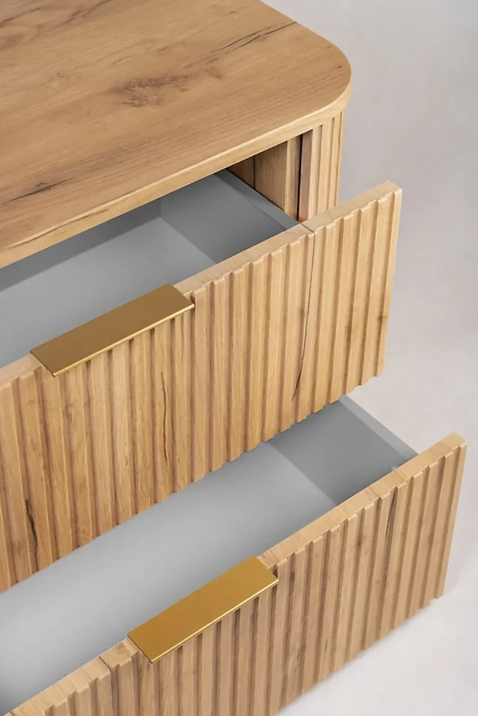 Furnidea Meuble sous vasque à suspendre GLAMOUR CHÊNE CRAFT D'OR 120 cm