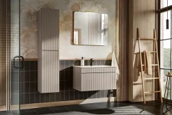 Furnidea Meuble sous vasque à suspendre ICONIC CASHEMIRE 100 cm* Meuble Sous Lavabo
