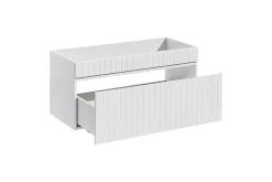 Furnidea Meuble sous vasque à suspendre ICONIC blanc 100 cm