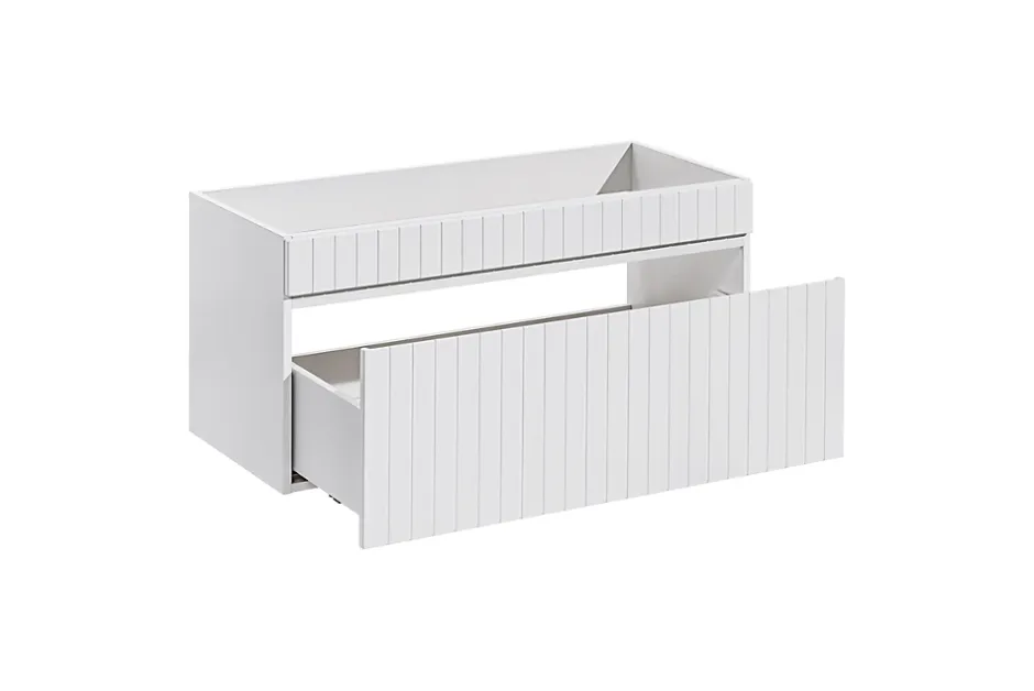 Furnidea Meuble sous vasque à suspendre ICONIC blanc 100 cm