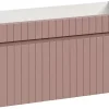 Furnidea Meuble sous vasque à suspendre ICONIC rose 100 cm
