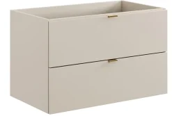 Furnidea Meuble sous vasque à suspendre DALIA CACHEMIRE 80 cm* Meuble Sous Lavabo