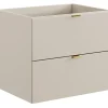 Furnidea Meuble sous vasque à suspendre DALIA CACHEMIRE 60 cm* Meuble Sous Lavabo